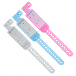 Patient Identification Bracelets. Card-insert type