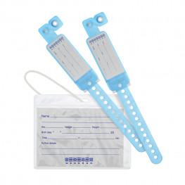 Newborn ID set. Pocket-type bands