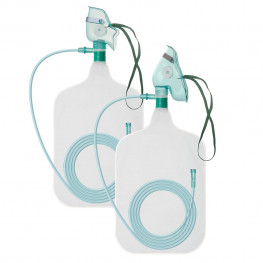 Oxygen Non re-breather Mask (high-flow system)