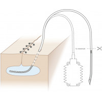 Perforated Silicone Flat Drain